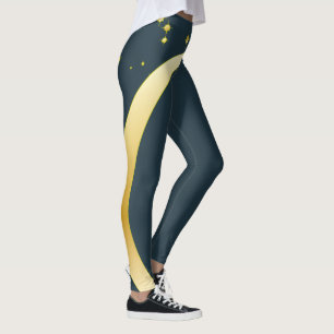 Legging Noite estrelado - caneleiras