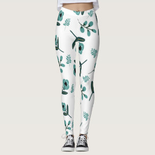 Legging Noite Floral do Jardim Azul