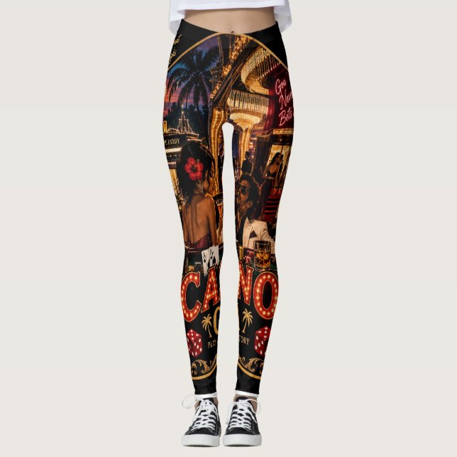 Legging Noites de Cassino – Goa (Frente)