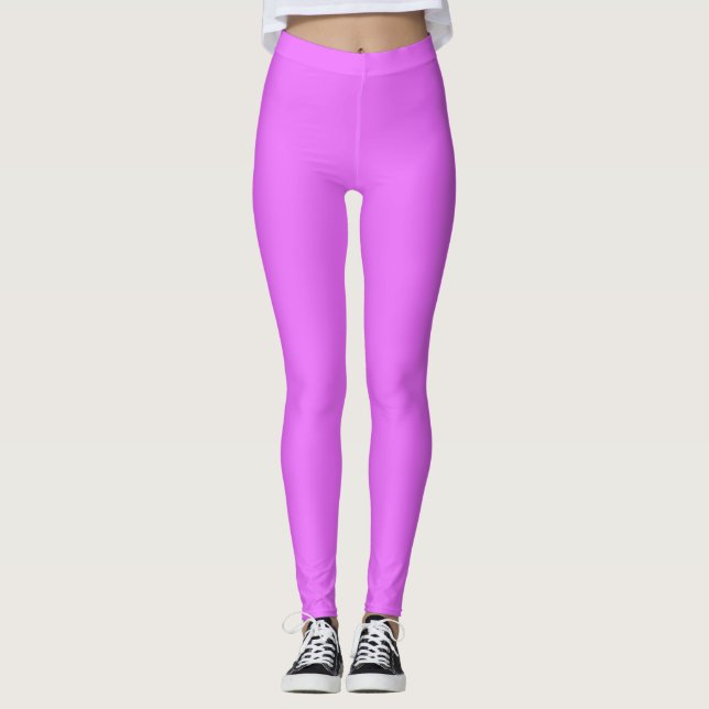 Legging Nome de cor roxa do Cosmos (Frente)