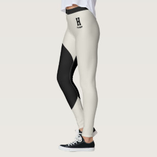 Legging Nome Personalizado Monograma Classe Aveia Acentos