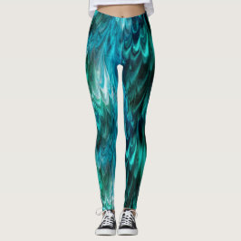 Legging nonpareil kelpie teal: