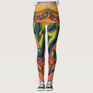 Legging Nostalgia futurística "Bandeja"