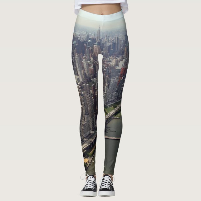 Legging Nova Iorque perto do rio (Frente)