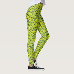 Legging Novidade verde das salmouras de aneto