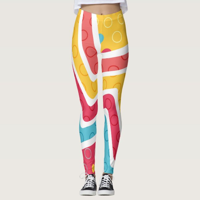 Legging Números Geométricos 4 (Frente)