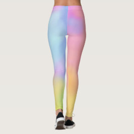 Legging nuvem arco-íris
