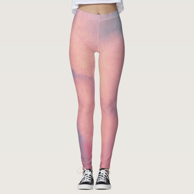 Legging Nuvem rosa (Frente)