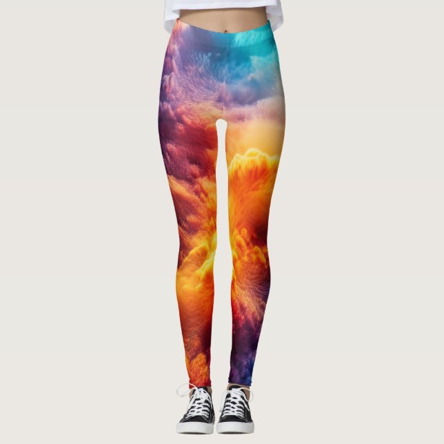 Legging Nuvens Coloridas (Frente)