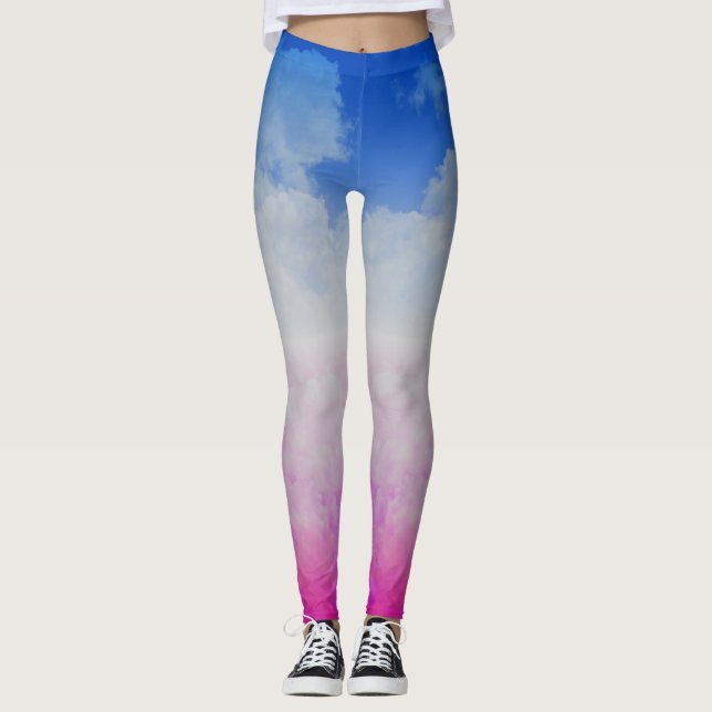 Legging Nuvens Coloridas Duas (Frente)