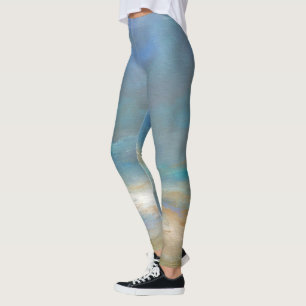 Legging Nuvens costeiras com oceano