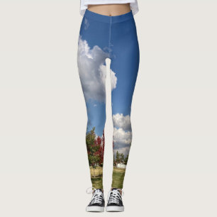 Legging Nuvens da Série do Dia do AskStudio