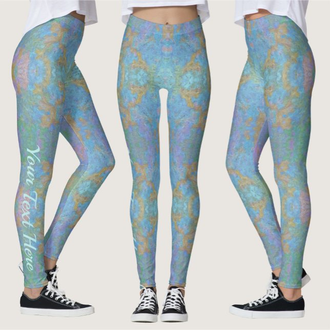Legging Nuvens de abstrato 2338 (Criador carregado)