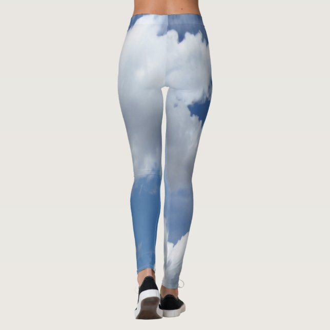 Legging Nuvens do Céu Azul I + seu texto e ideias (Verso)
