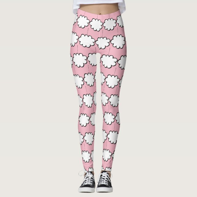 Legging Nuvens em Cordas (Frente)