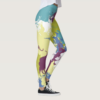 Legging Nuvens em meu café