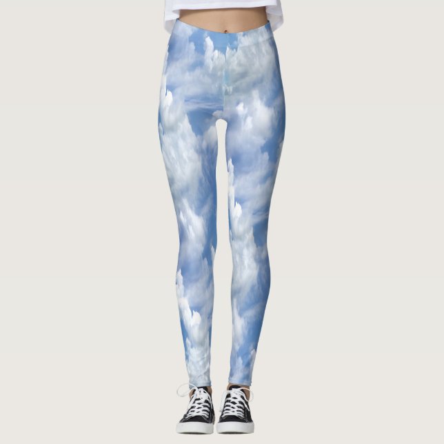 Legging Nuvens para sempre... (Frente)