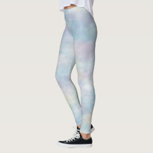 Legging Nuvens Pastel Multicoloridas