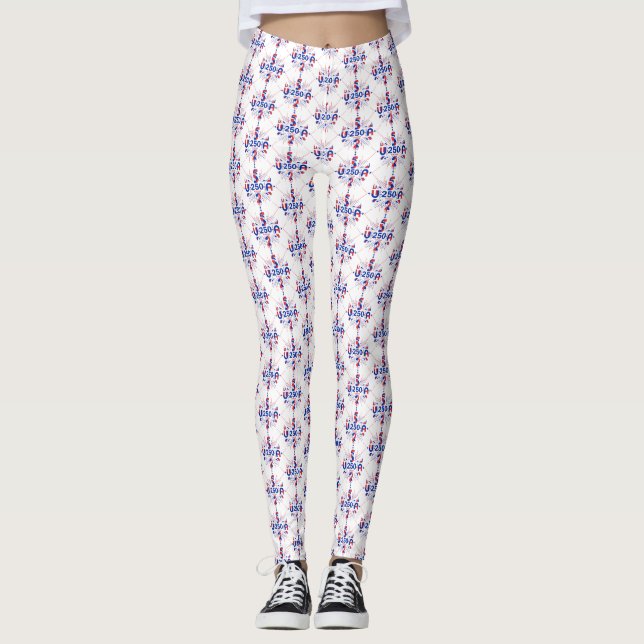 Legging O 250º aniversário da América (Frente)