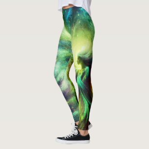 Legging O Ângulo Verde em um Par de Moderno Personalizado