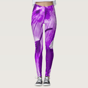 Legging O anjo roxo do fosco sonha caneleiras do Airbrush