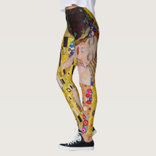 Legging O Beijo de Gustav Klimt, Arte Nova Antiga