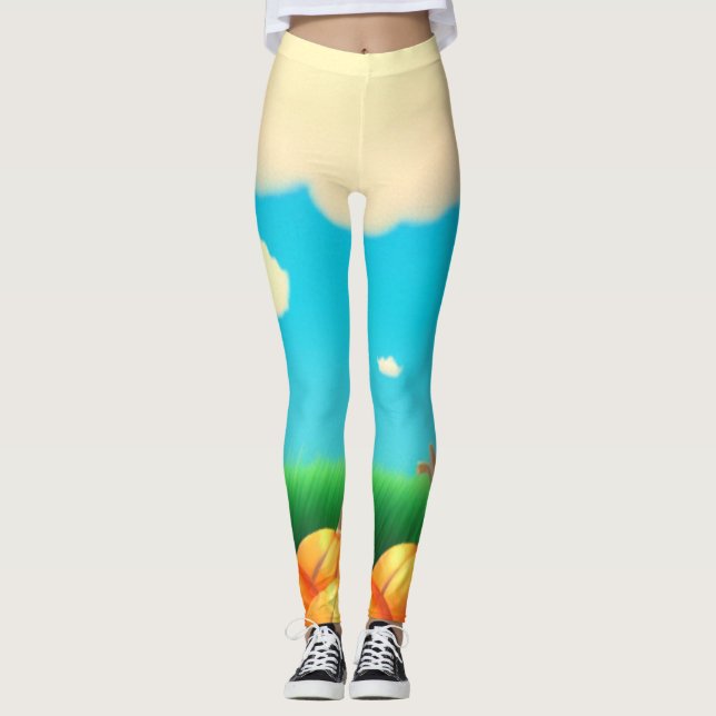 Legging O Campo de Abóboras (Frente)