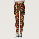 Legging O cartão do póquer sere o ouro do vermelho do<br><div class="desc">Este póquer - as caneleiras inspiradas têm um teste padrão sem emenda feito de ternos da plataforma de cartão do jogo. As pás, os clubes, os corações e os diamantes couberam junto no ouro e no vermelho em um fundo preto. Estas caneleiras do casino são perfeitas para todo o jogador...</div>