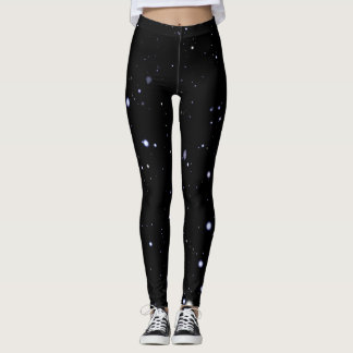 Legging O céu nocturno Stars o teste padrão do fundo