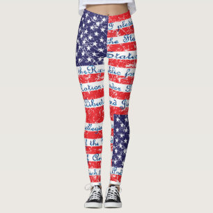 Legging O Compromisso da Allegiance USA Flag