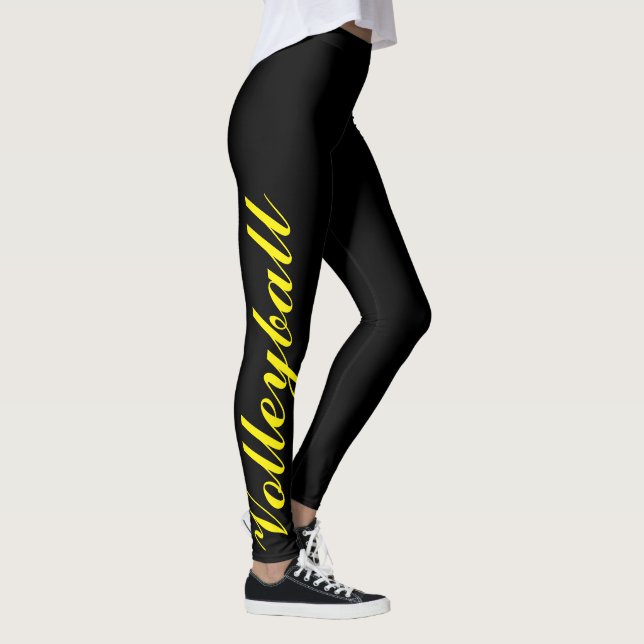 Legging o costume ostenta mulheres do voleibol, para (Direita)