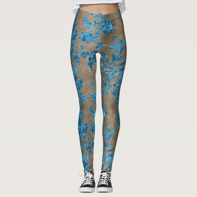 Legging O Design 3 da série Blue Velvet (Frente)