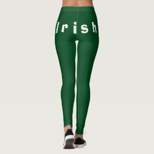 Legging O dia 4Emily do rissol irlandês do St. do bumbum