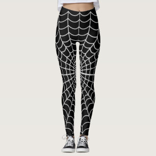 Legging O ~ do teste padrão da Web de aranha "personaliza