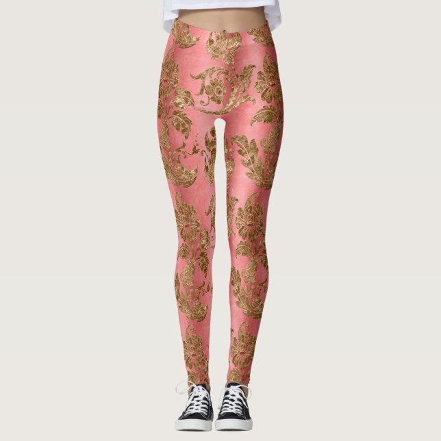 Legging O Dourado Design 7 da série Velvet (Frente)