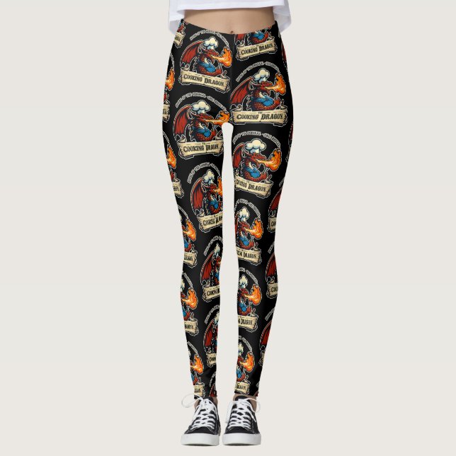 Legging O Dragão da Culinária (Frente)
