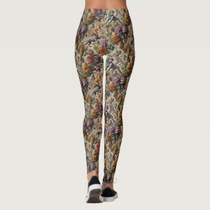 Legging O Esmagamento Selvagem - Vitoriano Gótico