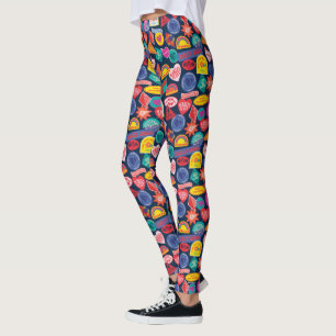 Legging O Esquadrão Suicida   Padrão de Crachá de Harle