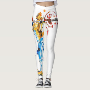 Legging O exercício inspirou caneleiras