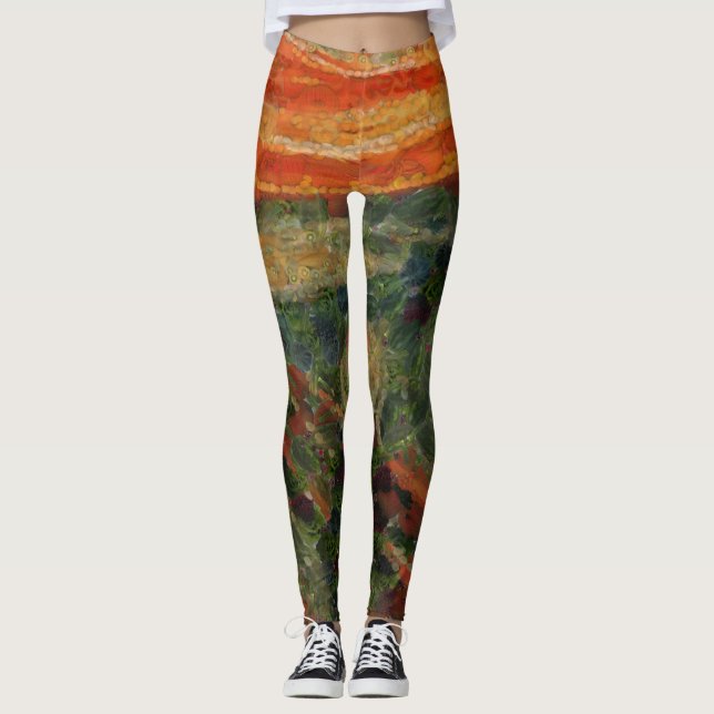 Legging O Gritar Avocado de Belas Artes Vegan Spoof (Frente)