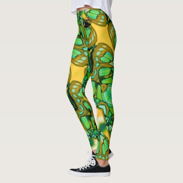 Legging O louro & quebrou - caneleiras modeladas - o (Esquerda)