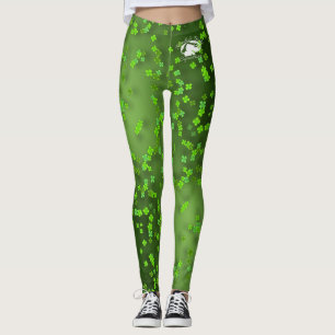 Legging O louro & quebrou - o dia de St Patrick -