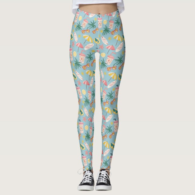 Legging O Oceano É Onde Eu Vou Em Busca De Revelação (Frente)