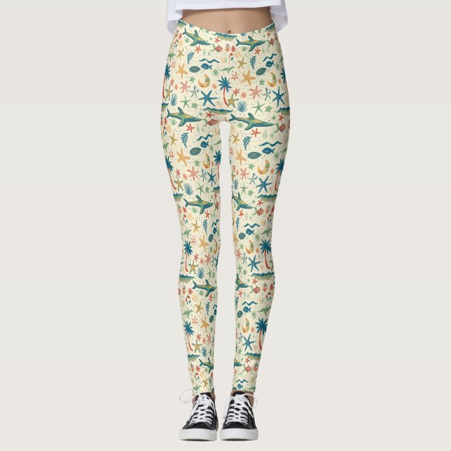 Legging O Oceano É Tudo O Que Eu Quero Ser (Frente)