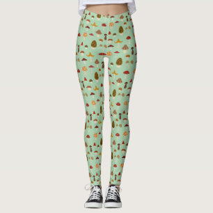 Legging O outono cresce rapidamente caneleiras