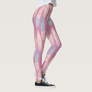 Legging O pastel bonito do teste padrão do boho colorido