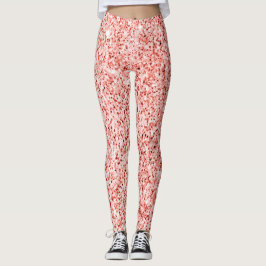 Legging O pastel cor-de-rosa brilha
