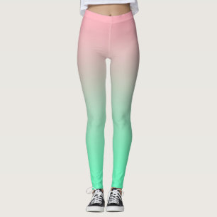 Legging O pastel cor-de-rosa e verde-claro deve ser sempre