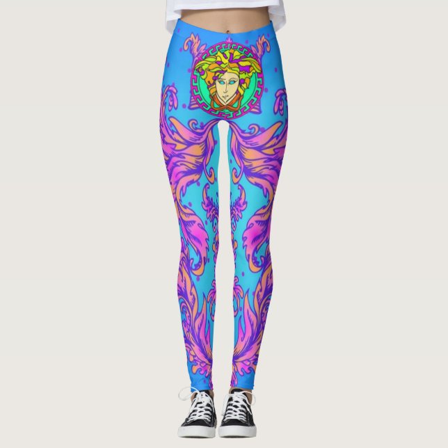 Legging O Pastel Medusa Designer (Frente)
