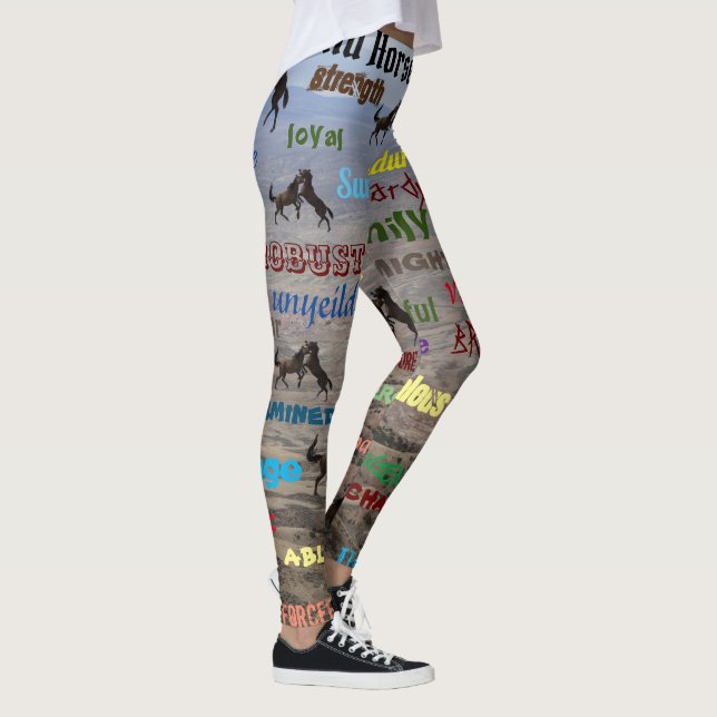 Legging O que é um Cavalo Selvagem (Direita)